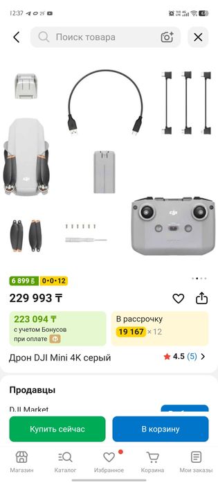 Дрон DJI Mini 4K