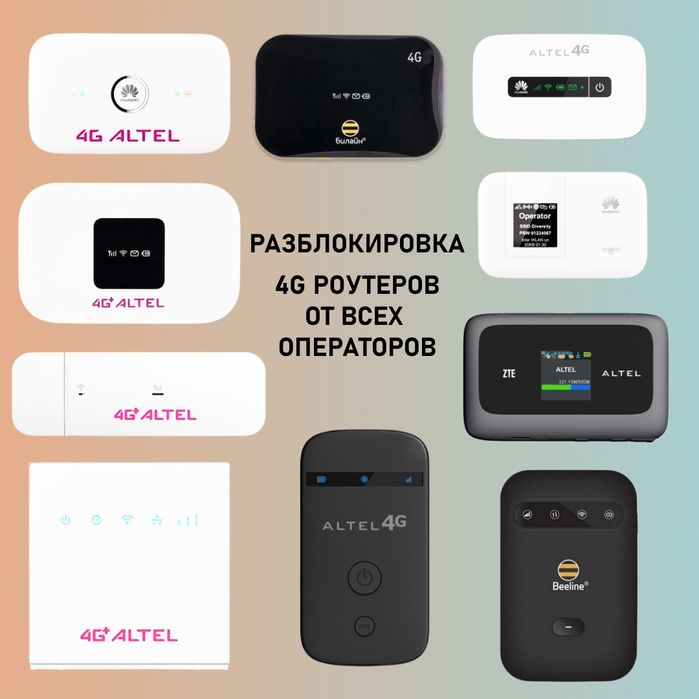 Прошивка, разблокировка модемов, Роутеров