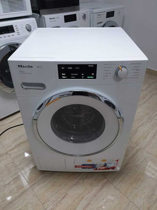 UK Miele 9кг 1600rpm Wi-Fi TwinDos Пералня Миеле 12м Гаранция