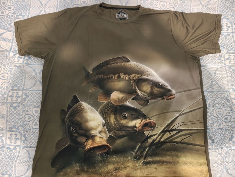 Лот от мъжки тениски (лов и риболов)