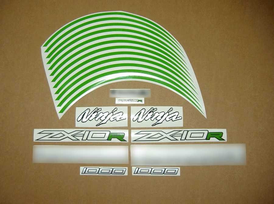 Стикери Kawasaki ZX10R Ninja 2011-2015 лепенки кавазаки зх10р zx-10r