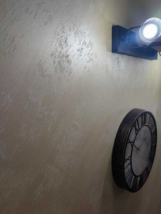 Пясъчна мазилка и боядисване