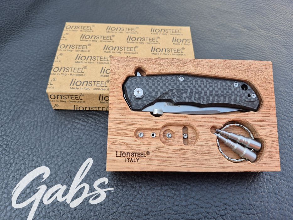 Сгъваем нож Lion Steel ITALY,TRE Carbon,Molletta