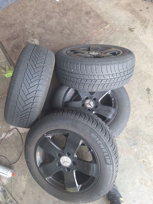 Jante mercedes cu cauciucuri 205 60 R16