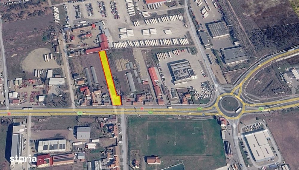 Bors Imobil  S+P, Teren 1500 mp front DN