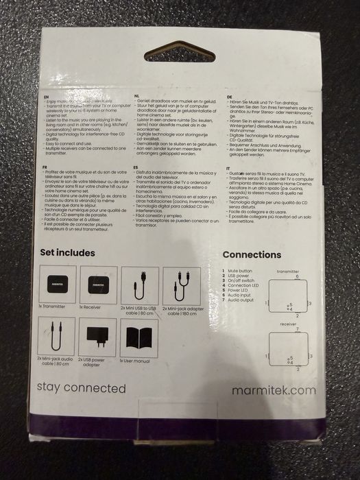 Това е Marmitek Audio Anywhere 625 — безжичен аудио предавател