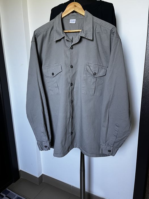 Cămașă bărbătească vintage gri – 100% bumbac – stare excelentă
