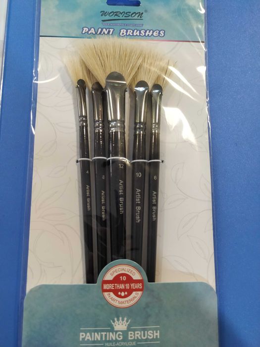 Кисточки художественные щетина