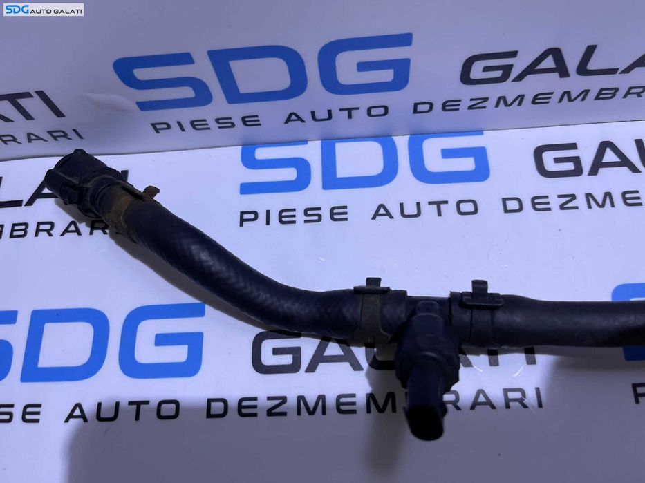 Furtun Conducta cu Senzor Temperatura Combustibil Motorina Skoda Fabia 2 1.2 TDI CFW CFWA 2009 - 2015 Cod 6R0130307P 03L919824D