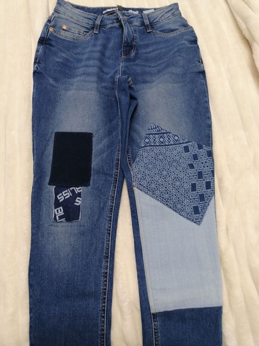 Blugi Rainbow Boyfriend marimea M