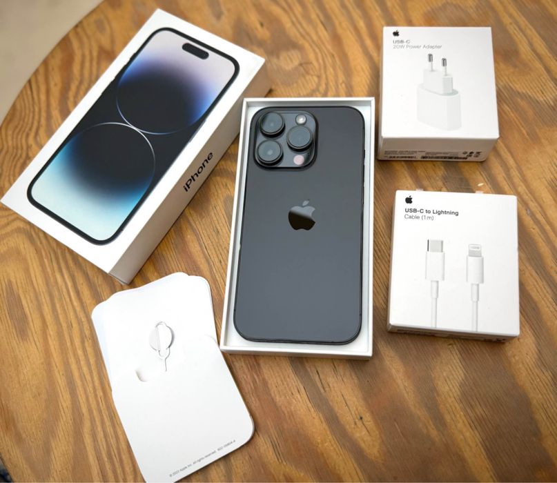 iPhone 14 PRO Space Black 256Neverlocked- Full Box-