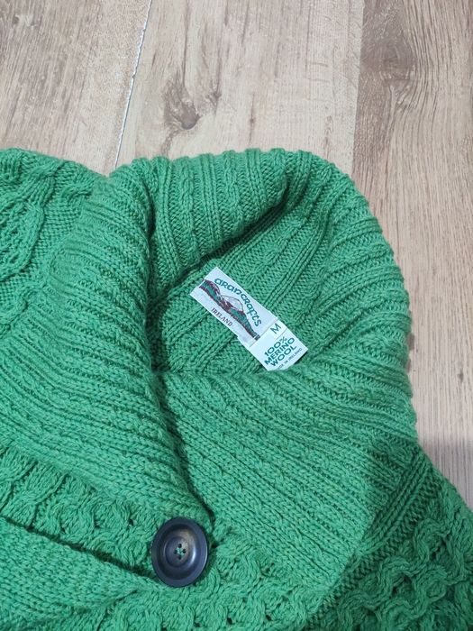 Pulover damă din lână merino Aran Crafts made in Ireland marimea M/L