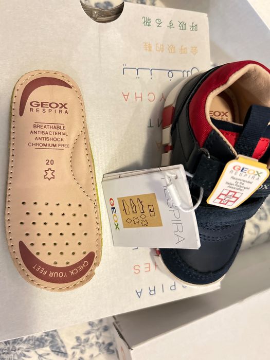 Geox нови естествена кожа, номер 20
