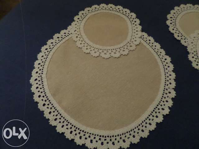 Плетен комплект каренца на една кука за кафе или чай