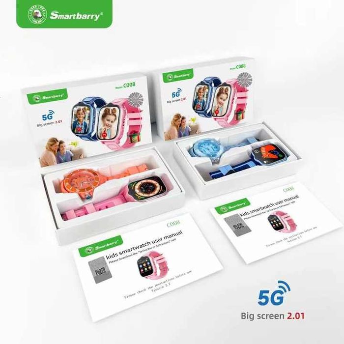 Bolalar aqili soati Smartbarry C008, 5G Smart watch,Детский умные часы