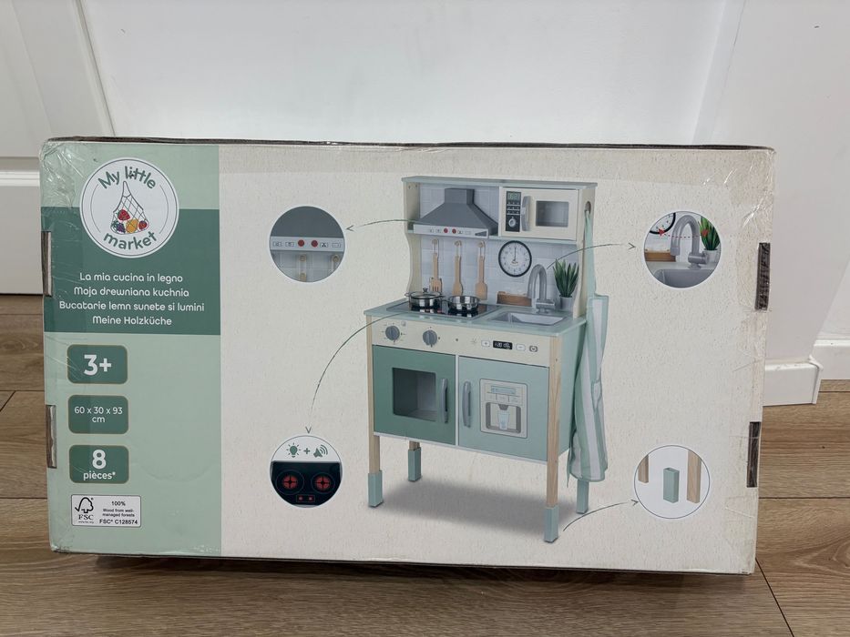 Bucătărie de jucărie din lemn tip lidl