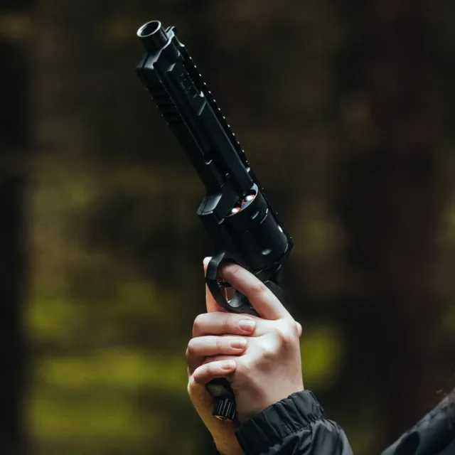 Pistol - LEGAL 23Jouli - Cu Bile Cauciuc 50MM - FULL METAL Airsoft