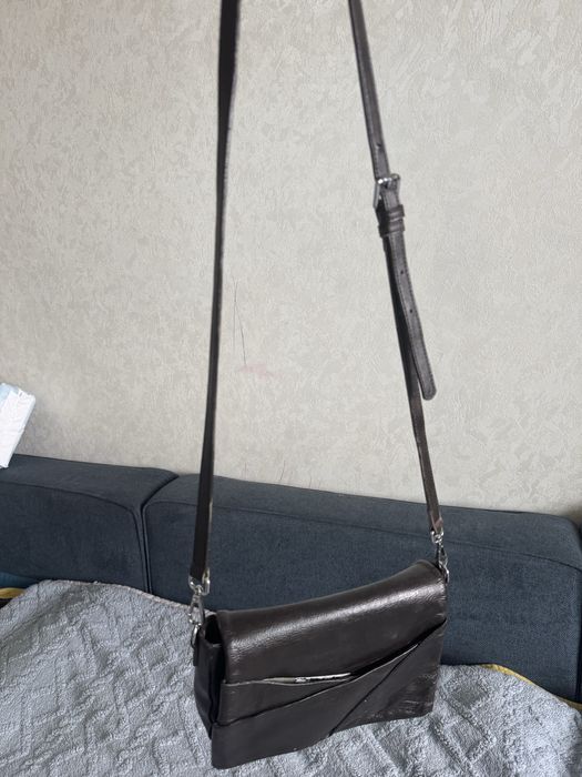 Кожаная сумочка даром целая