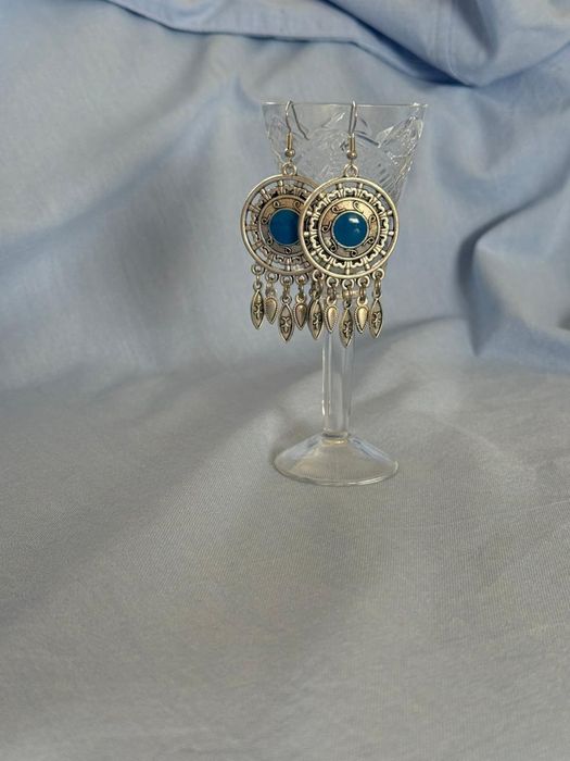 Тойбастар этно серьги