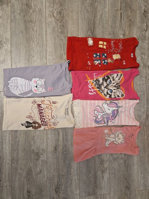 Lot 6 bluze fetita 122 SMYK, LC WAIKIKI si TAKKO