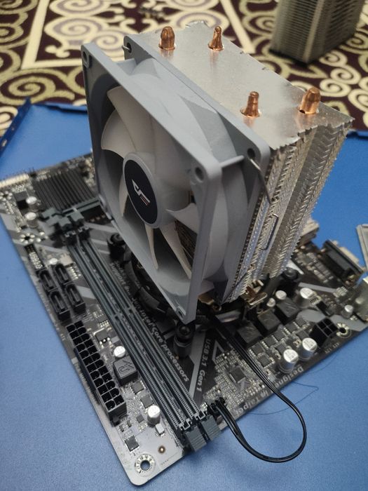 I3 9100F + H310M + Куллер