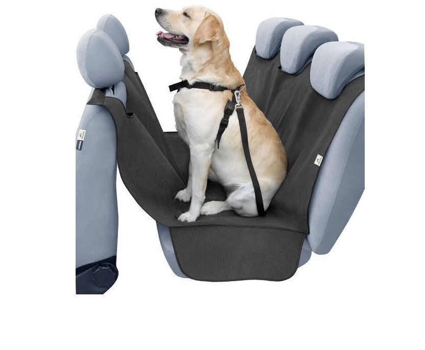 Husa auto protectie caini si pisici husa protectie bancheta Alex XL 127x181cm cu orificiu pentru centura de siguranta a animalului
