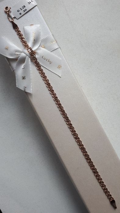 браслет красный золото, Росия завод. 585-п, 2.28-грам,