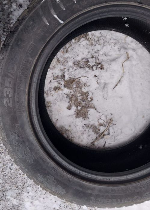 4 шины Continental 235 55 R18 липучки.