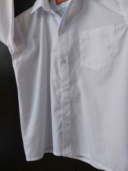 Cămașă copii, bumbac, albă