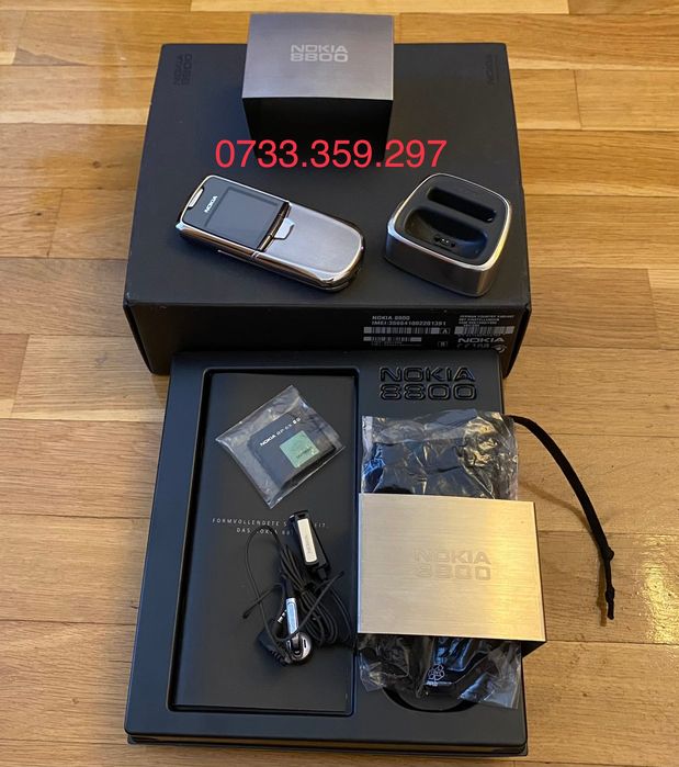 Nokia 8800 Classic CA NOU ! Full Box ! RARITATE Colectie vintage