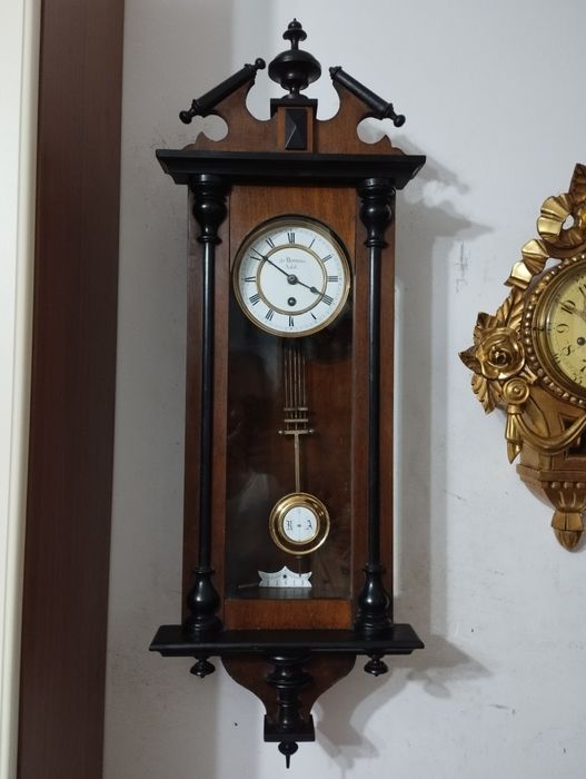Ceas pendula de perete anii 1900 +/- cu pendul