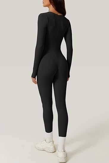 QINSEN Дамски секси еластичен гащеризон - НОВИ