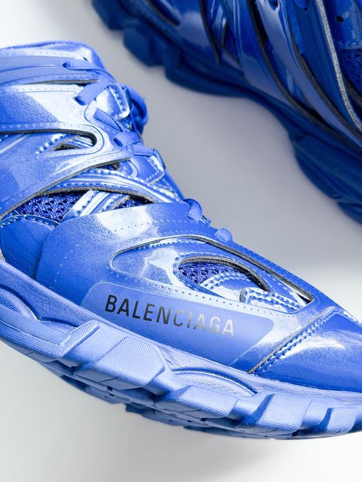 Balenciaga Track Metallic Blue Indigo