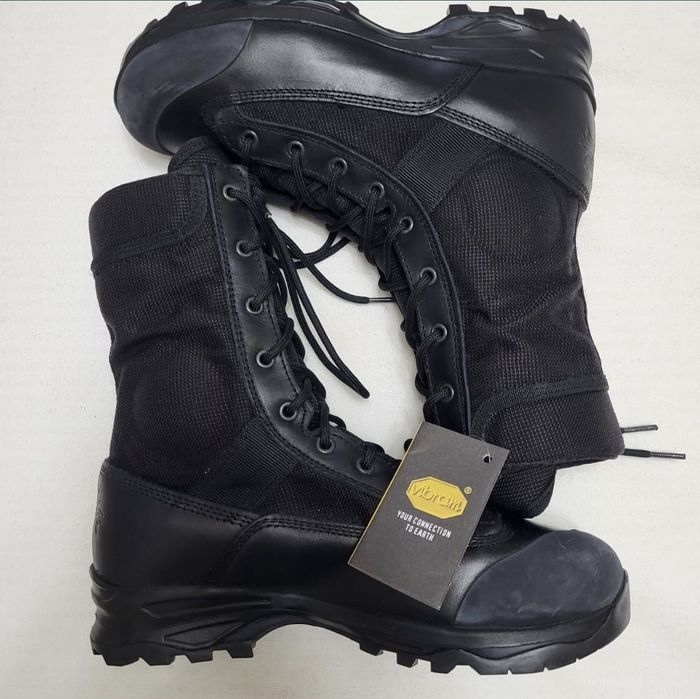 Ghete noi antifoc piele 38