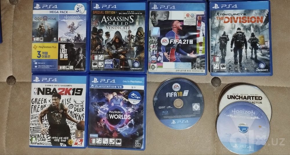 Игровые диски для PS4