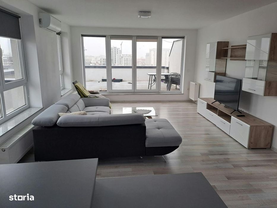 Penthouse 3 camere, balcon, etaj 8 — fotografia 3