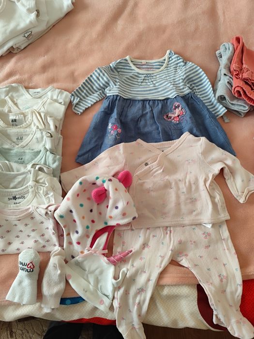 Lot haine primavara-toamna fetiță 0-6 luni