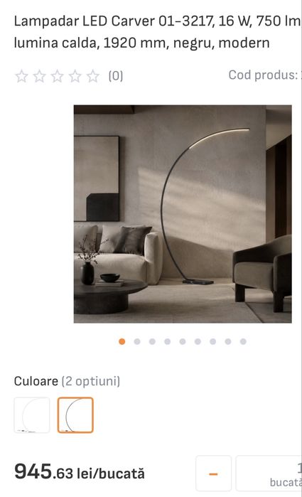 Lampadar Led Carver 16W