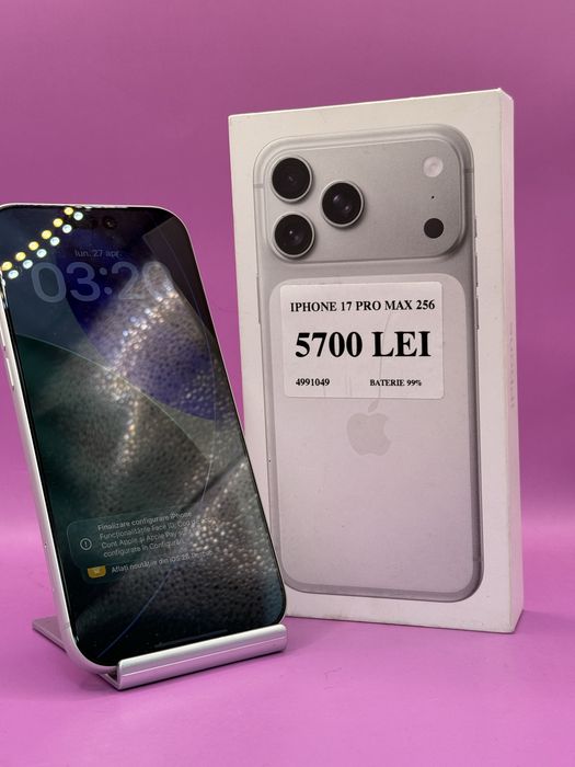 Iphone 17 pro max 256gb•amanet matei crangasi•4991