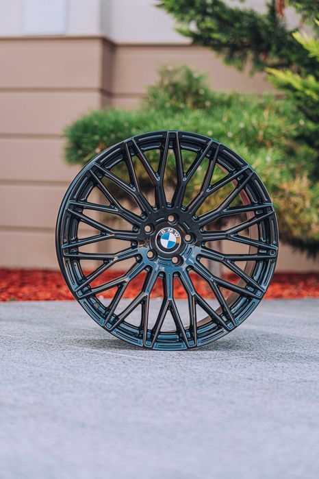 Jante Roti BMW R20 5x112 Black Seria 3 Seria 4 Seria 5 Seria 6 Seria 7 Seria 8 X3 X4 X5 X6 X7 G20 G21 G30 G31 G60 G70 G14 G15 G16 G11 G12 Aliaj Nou