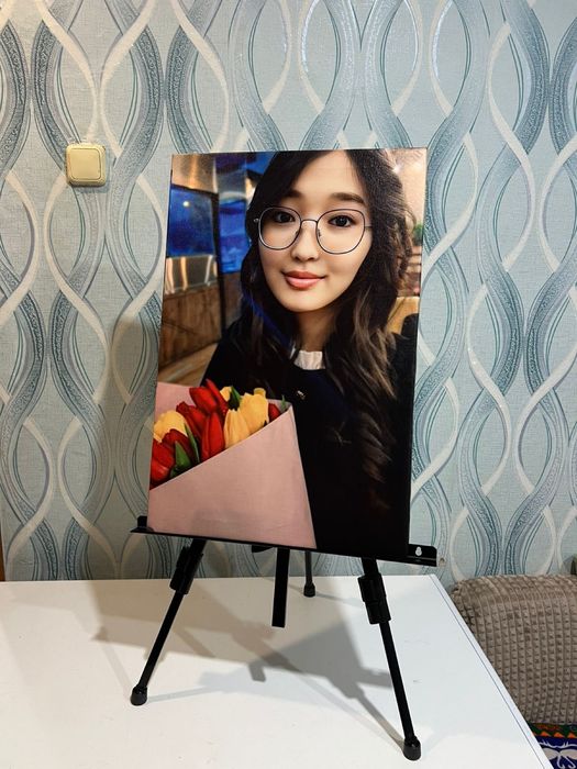 Фото портрет на холсте