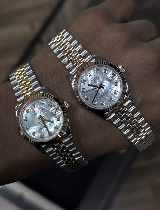 Rolex Date-Just 31 Everose Mother of Pearl Dial