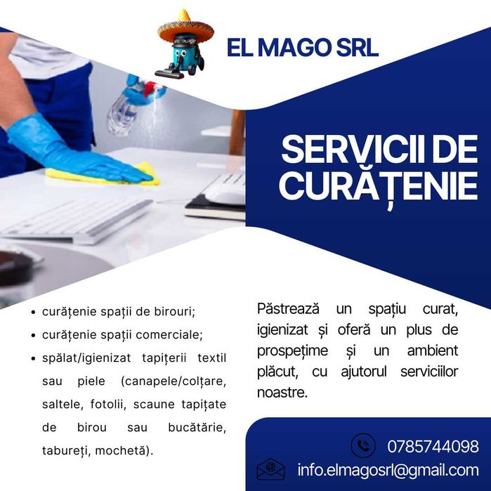 Curățare PROFESIONALĂ tapițerii și Servicii de Curățenie