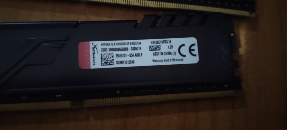 32GB RAM DDR4 HyperX Fury (2x16)