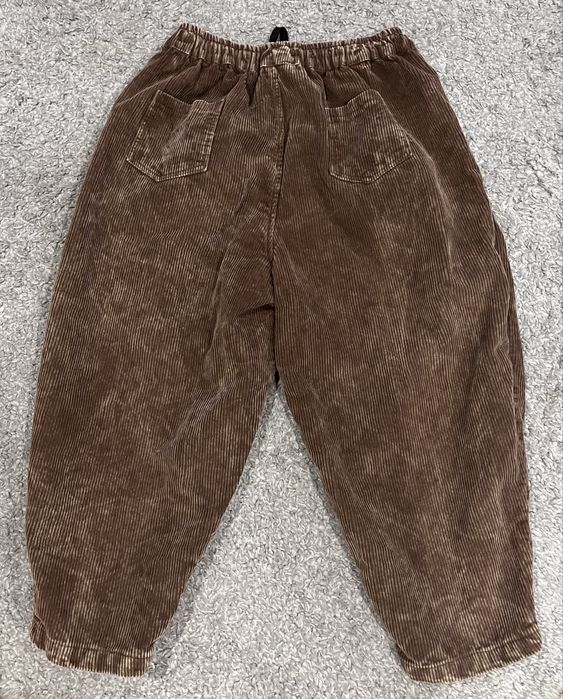 Брюки вельветовые с пэчворком