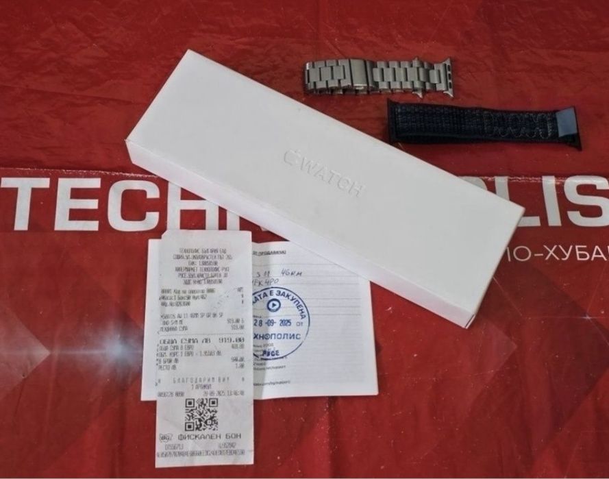 46mm Apple watch 11 GPS Technopolis Гаранция 2027 Gray | Black
