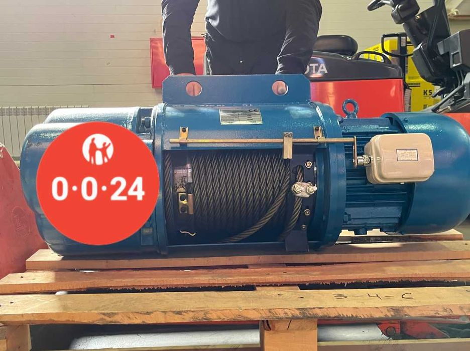 Каспи 0-0-24! Таль электрическая / тельфер  QAZAR ТЭК KS 0,5т / 9 м