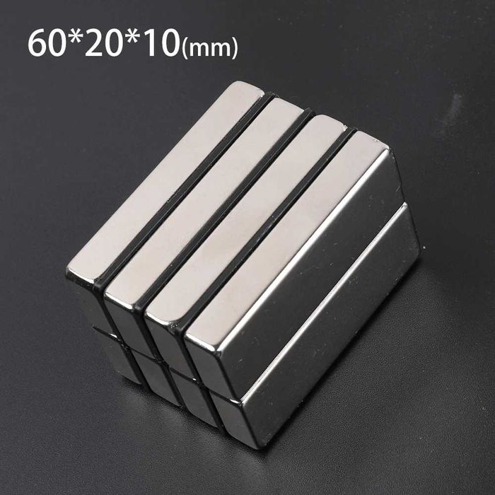 60x20x10mm неодимов МАГНИТ N52, Neodymium magnet NdFeB magnit neodimov