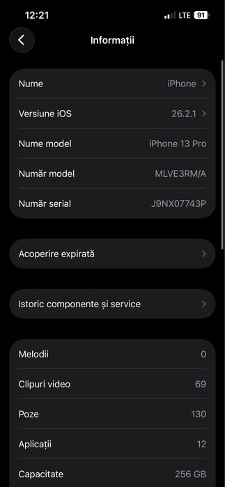 Iphone 13 pro 256gb