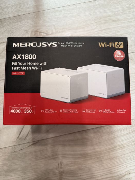 Wi-Fi роутер Mercusys Halo H70X
